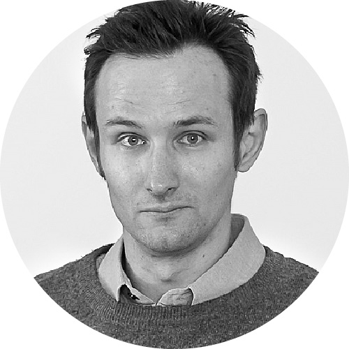 Portraitfoto in schwarz-weiß von Thomas Keil, einem Projektteilnehmer.