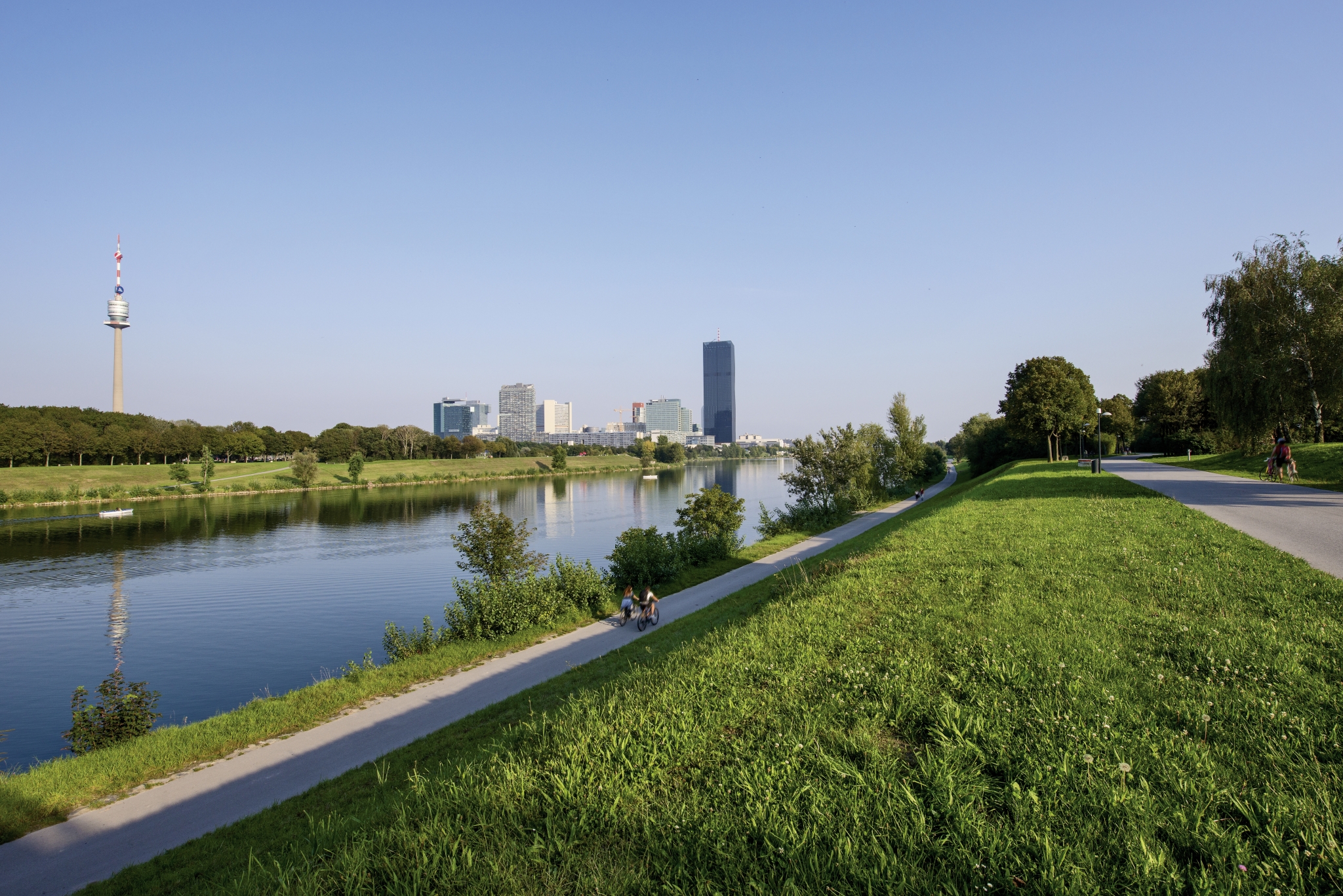 Donauinsel Rundgang mit HearonymusApp Smart City Wien